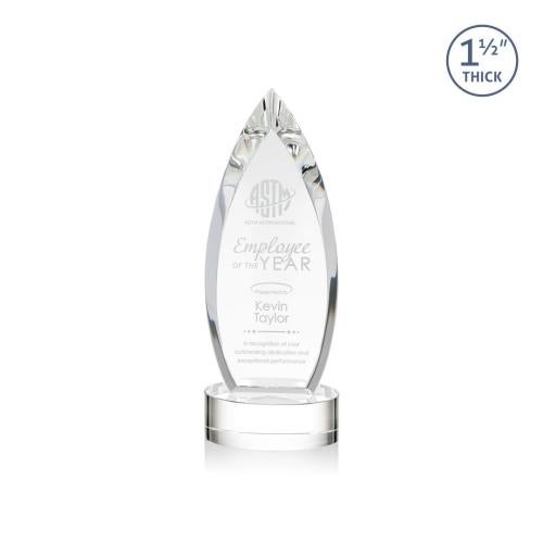 Recognition Awards - Crystal Awards - Fortier Award - Clear