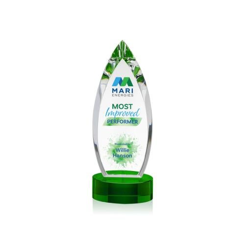 Recognition Awards - Crystal Awards - Fortier VividPrint™ Award - Green