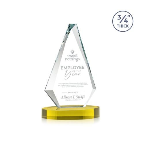 Recognition Awards - Crystal Awards - Windsor Award on Alberton Base - Gold