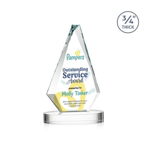 Recognition Awards - Crystal Awards - Windsor VividPrint™ Award on Alberton Base - Starfire