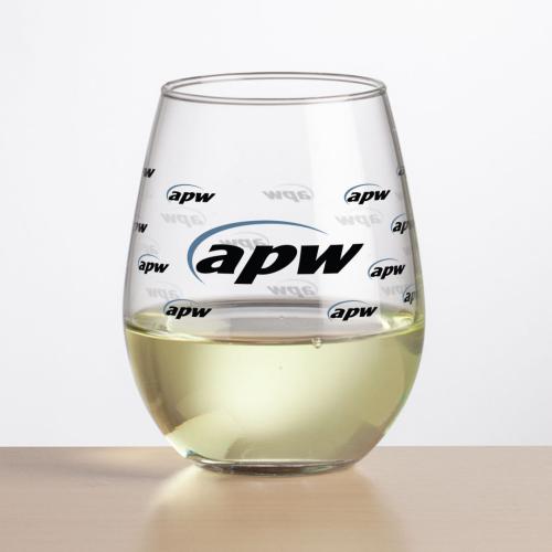 Corporate Gifts - Barware - Wine & Champagne - Wine Glasses - Ossington Stemless Wine - VividPrint™