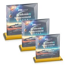 Tanner VividPrint Award - Amber - Crystal Awards