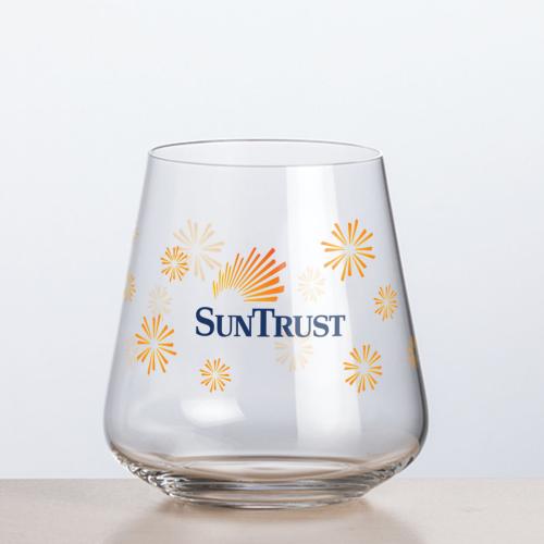 Corporate Gifts - Barware - Wine & Champagne - Wine Glasses - Breckland Stemless Wine - VividPrint™