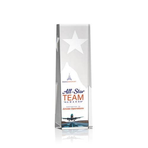 Recognition Awards - Crystal Awards - Artemus Star VividPrint™ Award