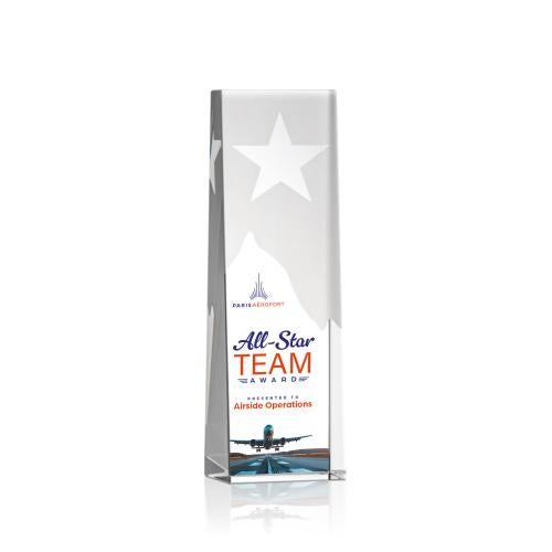 Recognition Awards - Crystal Awards - Artemus Star VividPrint&trade; Award