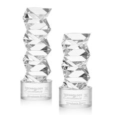 Callucci Award on Marvel Base - Clear - Recognition Awards