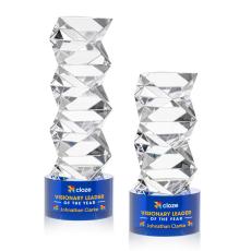 Callucci VividPrint Award on Marvel Base - Blue - Crystal Awards