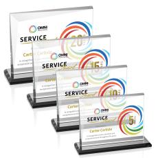 Mirela VividPrint Award - Black - Black Crystal Awards