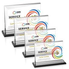 Mirela VividPrint Award - Black - Black Crystal Awards