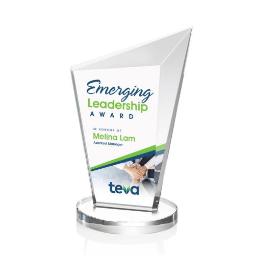 Recognition Awards - Crystal Awards - Wiltshire VividPrint™ Award - Clear