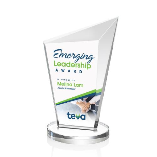 Recognition Awards - Crystal Awards - Wiltshire VividPrint&trade; Award - Clear