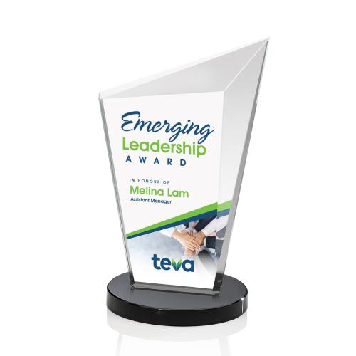 Recognition Awards - Crystal Awards - Wiltshire VividPrint&trade; Award - Black