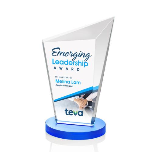 Recognition Awards - Crystal Awards - Wiltshire VividPrint™ Award - Sky Blue