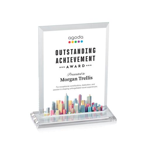 Recognition Awards - Crystal Awards - Denison VividPrint™ Award - Clear