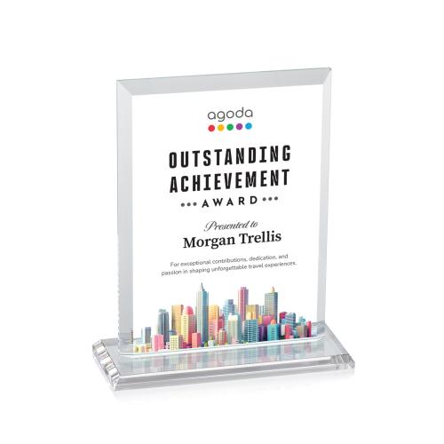 Recognition Awards - Crystal Awards - Denison VividPrint&trade; Award - Clear