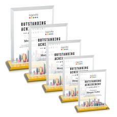 Denison VividPrint Award - Amber - Colored Glass Awards