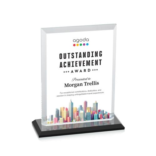 Recognition Awards - Crystal Awards - Denison VividPrint&trade; Award - Black