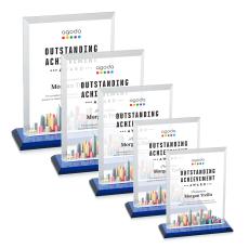 Denison VividPrint Award - Blue - Glass Awards