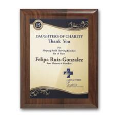 SpectraPrint Plaque - Piano Finish Gold