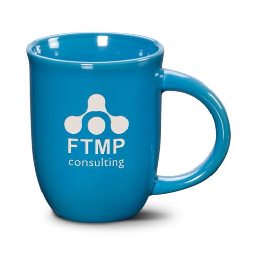 Corporate Gifts - Drinkware - Coffee Mugs - Sydney Mug - 14oz - Deep Etch