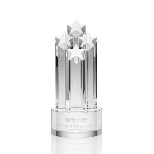 Recognition Awards - Crystal Awards - Ascot Star Award - Clear