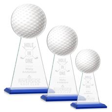 Edenwood Golf Award - Blue - Glass Awards