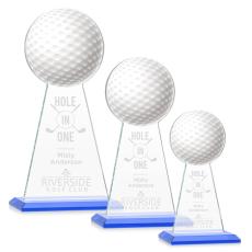 Edenwood Golf Award - Sky Blue - Glass Awards