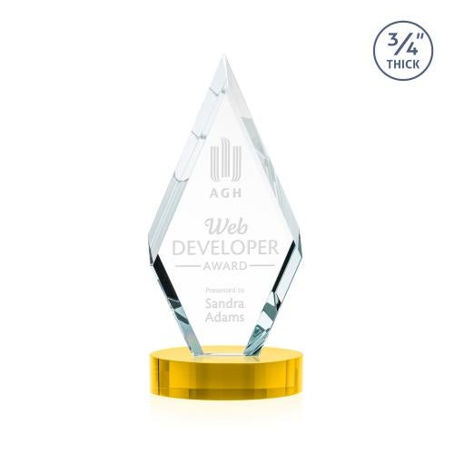 Recognition Awards - Crystal Awards - Richmond Award on Alberton Base - Gold