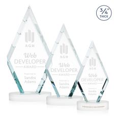 Richmond Award on Alberton Base - White - Recognition Awards