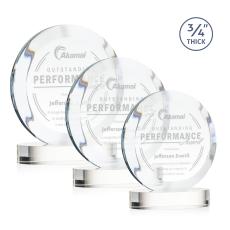 Gibralter Award on Alberton Base - Clear - Recognition Awards