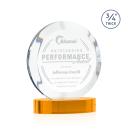 Gibralter Award on Alberton Base - Amber