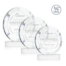 Gibralter Award on Alberton Base - White - Recognition Awards