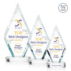 Richmond VividPrint Award on Alberton Base - Clear - Sales Awards