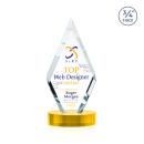Richmond VividPrint&trade; Award on Alberton Base - Gold