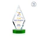 Richmond VividPrint&trade; Award on Alberton Base - Green