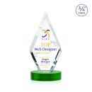 Richmond VividPrint&trade; Award on Alberton Base - Green
