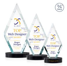 Richmond VividPrint Award on Alberton Base - Black - Sales Awards