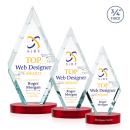 Richmond VividPrint&trade; Award on Alberton Base - Red