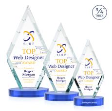 Richmond VividPrint Award on Alberton Base - Sky Blue - Sales Awards