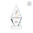 Richmond VividPrint&trade; Award on Alberton Base - White