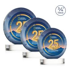 Gibralter Vividprint Award on Alberton Base - Clear - Sales Awards