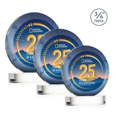 Gibralter Vividprint Award on Alberton Base - Clear - New Items