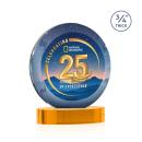 Gibralter Vividprint&trade; Award on Alberton Base - Amber