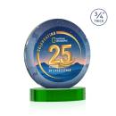 Gibralter Vividprint&trade; Award on Alberton Base - Green