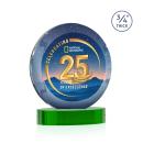 Gibralter Vividprint&trade; Award on Alberton Base - Green