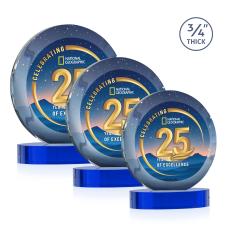 Gibralter Vividprint Award on Alberton Base - Blue - Shop by Recipient