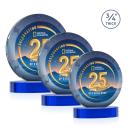 Gibralter Vividprint&trade; Award on Alberton Base - Blue