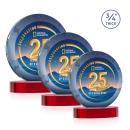 Gibralter Vividprint&trade; Award on Alberton Base - Red