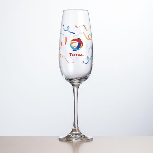 Corporate Gifts - Barware - Wine & Champagne - Champagne Flutes - Danforth Flute - VividPrint™