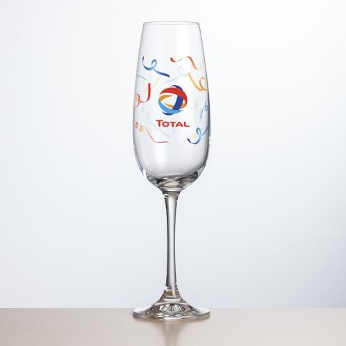 Corporate Gifts - Barware - Wine & Champagne - Champagne Flutes - Danforth Flute - VividPrint&trade;